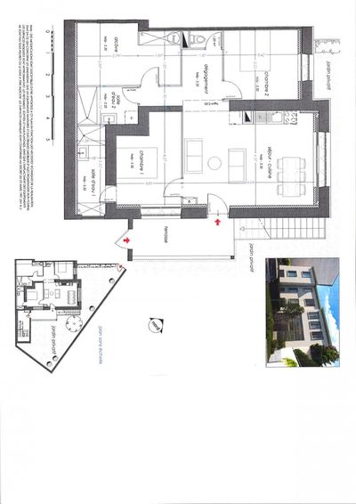 Apartement T3 Bis avec jardin privatif de 118 m2 à Lyon 69004