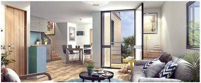 Paris 20, les hauts d'Oberkampf, 50 appartements du studio ou 4 pièces