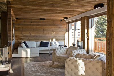 Chalet Yeti Megeve rénové par Christophe Cocquerel