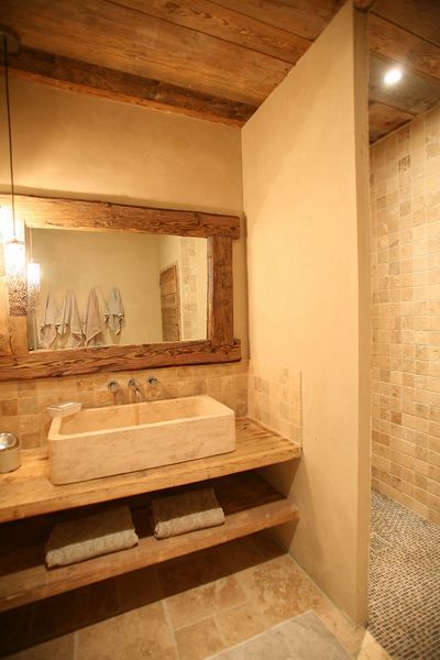 salle de bain luxe chalet Megeve